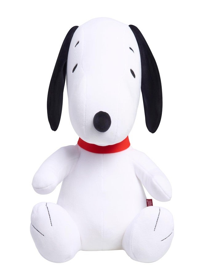Peanuts Large 2 lb Weighted Plush Snoopy, 12-inch Stuffed Animal, Kids Toys for Ages 3 Up by Just Play - Image 1